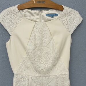 ANTONIO MELANI White Lace Dress